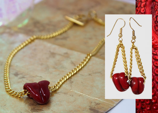 Blowin' Raspberries - Glass Tongue (Pendant Only)